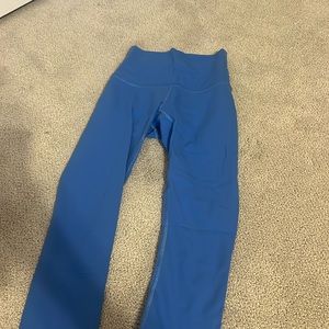 Lululemon wunder under leggings 28” size 0 worn once